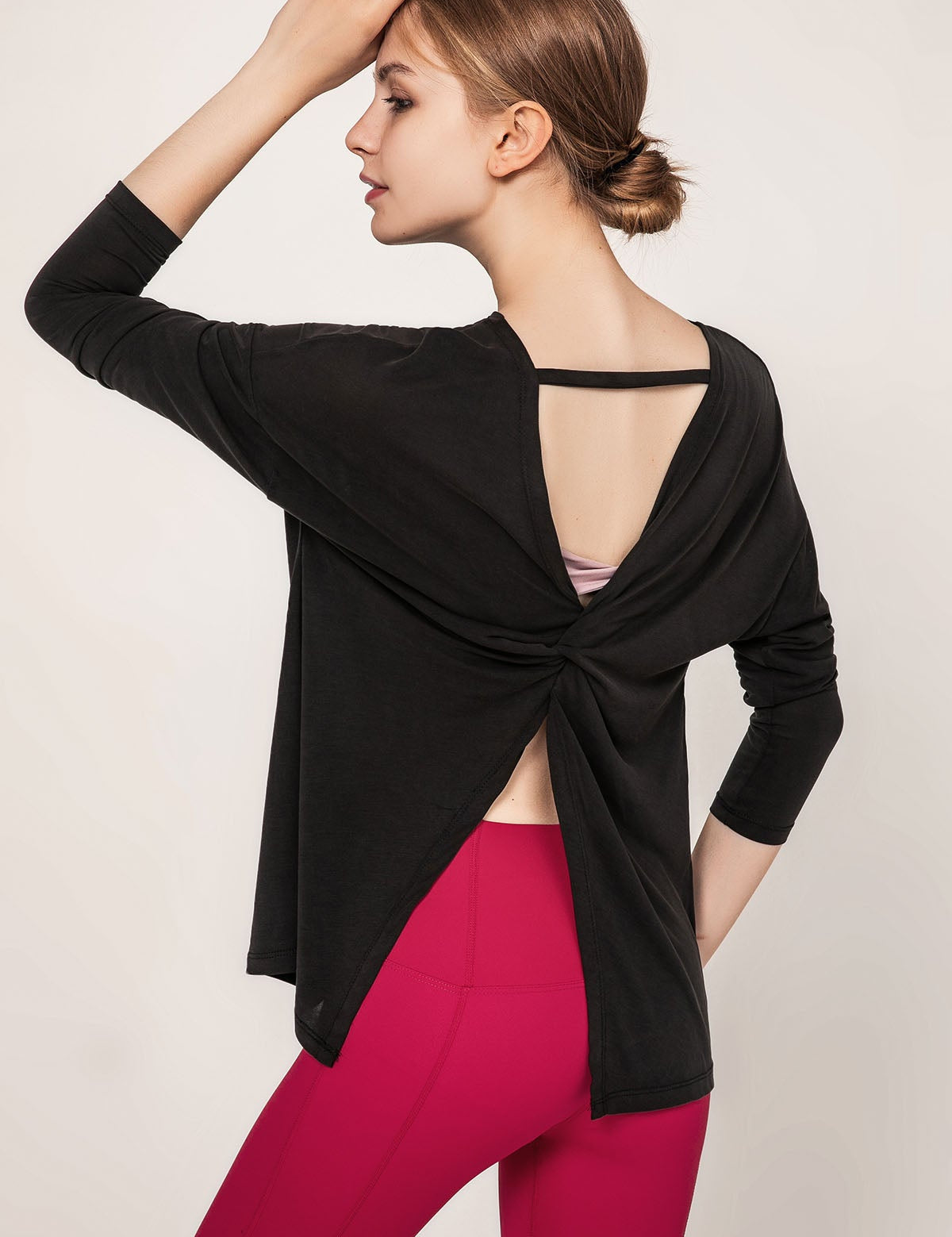 Open Back Long Sleeve Shirts by bornfocus