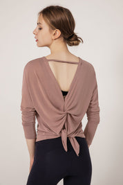 Open Back Long Sleeve Shirts by bornfocus