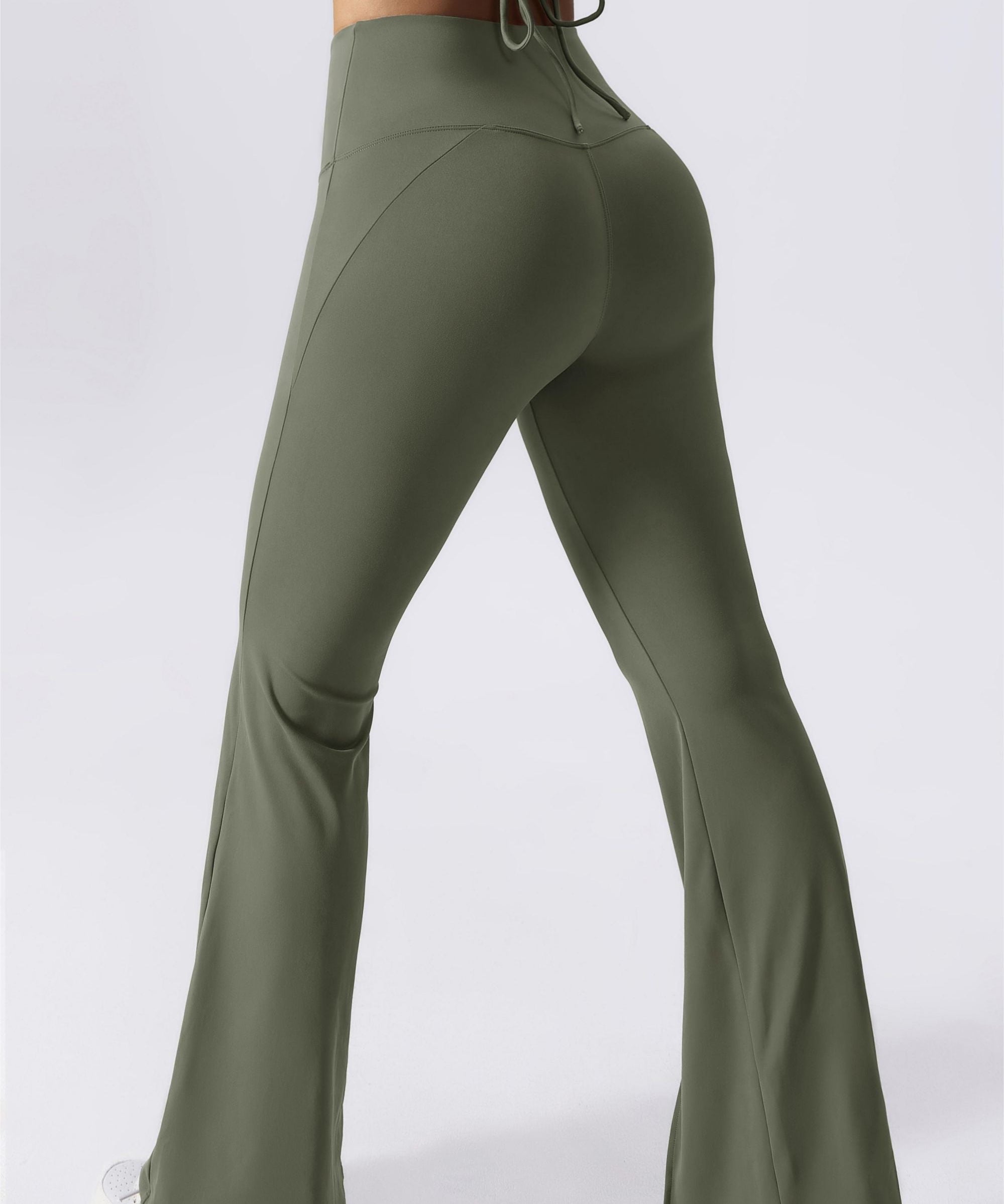 Split-Hem Flared Pants by bornfocus