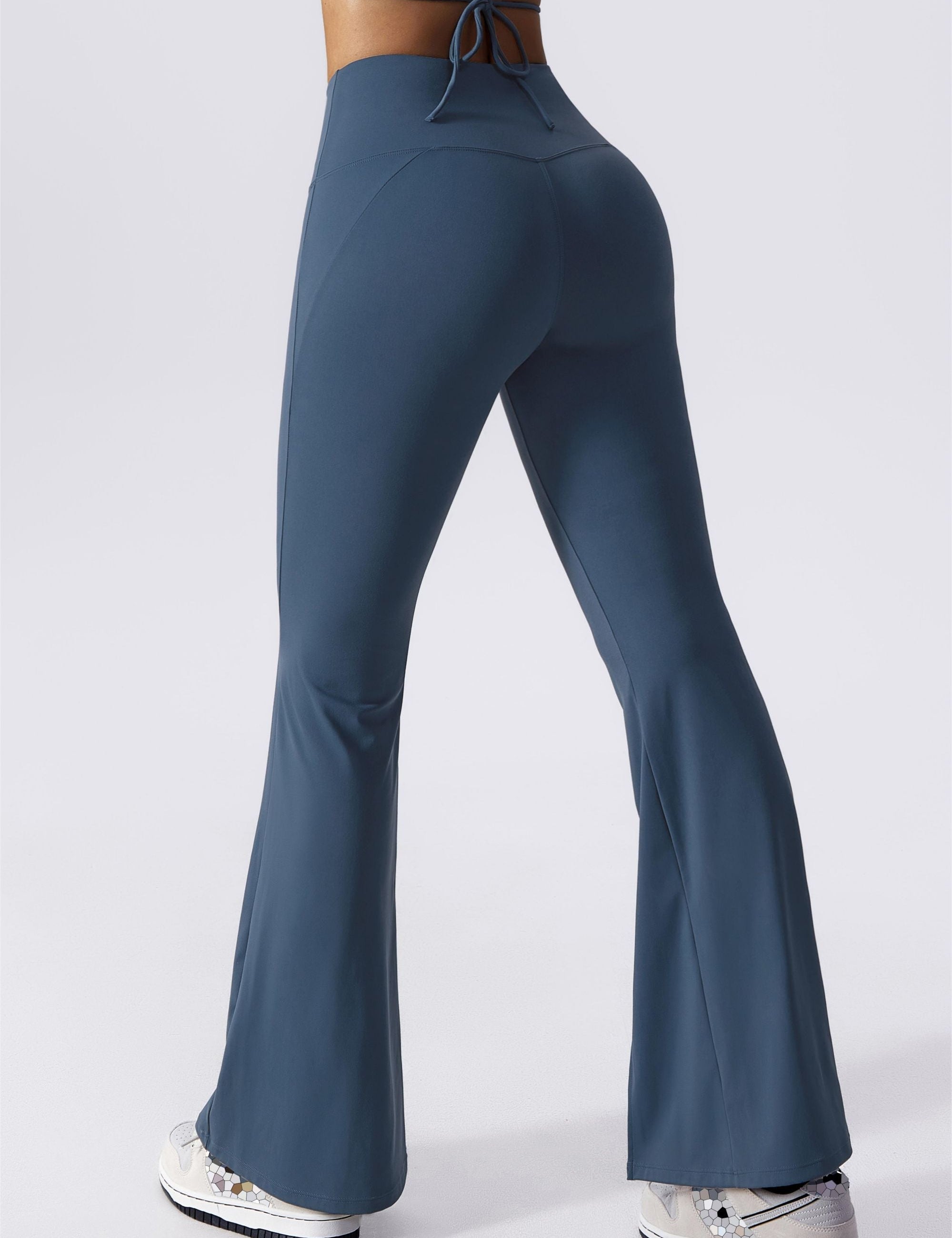 Split-Hem Flared Pants by bornfocus