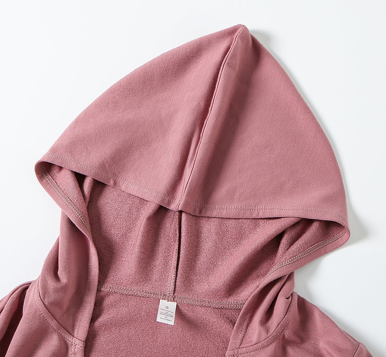 Long Sleeves V-Neck Cropped Hoodie by bornfocus