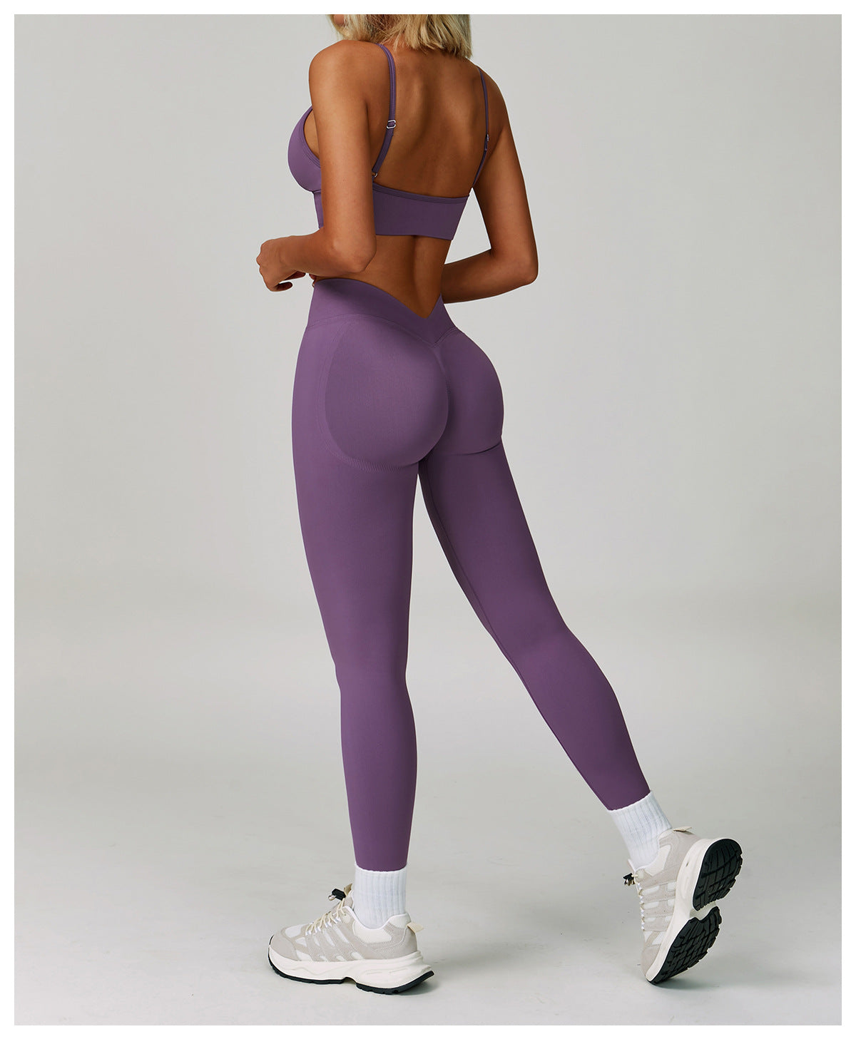 Seamless V Back Scrunch Leggings
