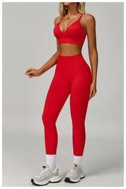 Seamless V Back Scrunch Leggings