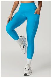 V Back Scrunch Leggings With Pocket