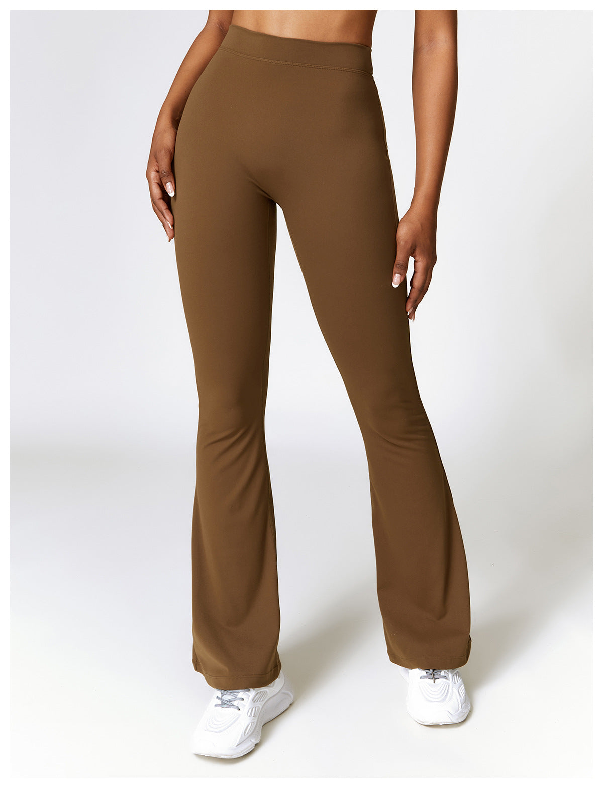 V Back Flare Leggings High Waist