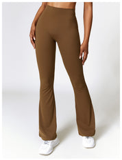 V Back Flare Leggings High Waist