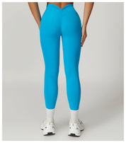 V Back Scrunch Leggings With Pocket
