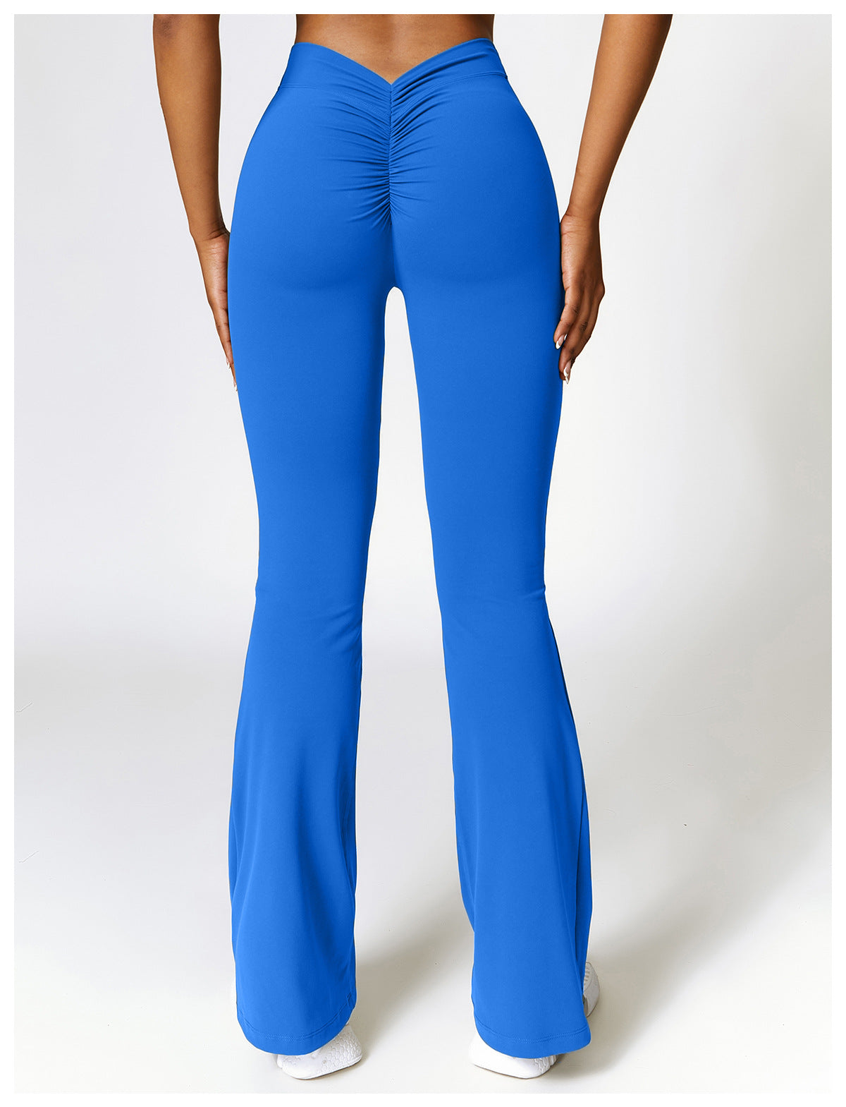 V Back Flare Leggings High Waist
