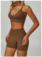 Strap Seamless Sports Bra