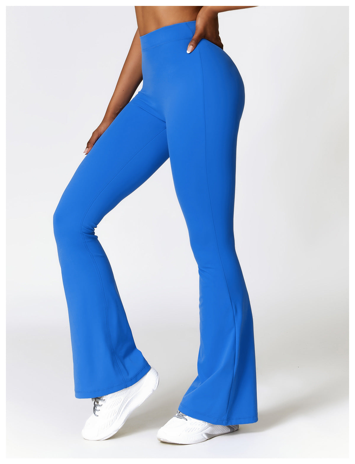 V Back Flare Leggings High Waist