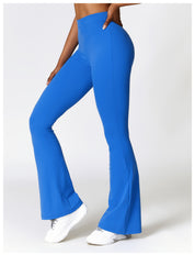 V Back Flare Leggings High Waist