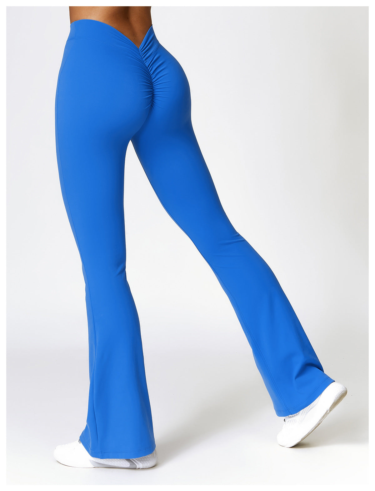 V Back Flare Leggings High Waist