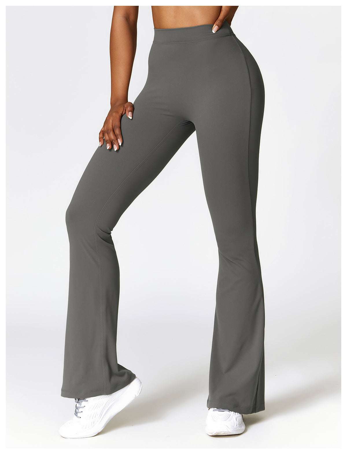 V Back Flare Leggings High Waist