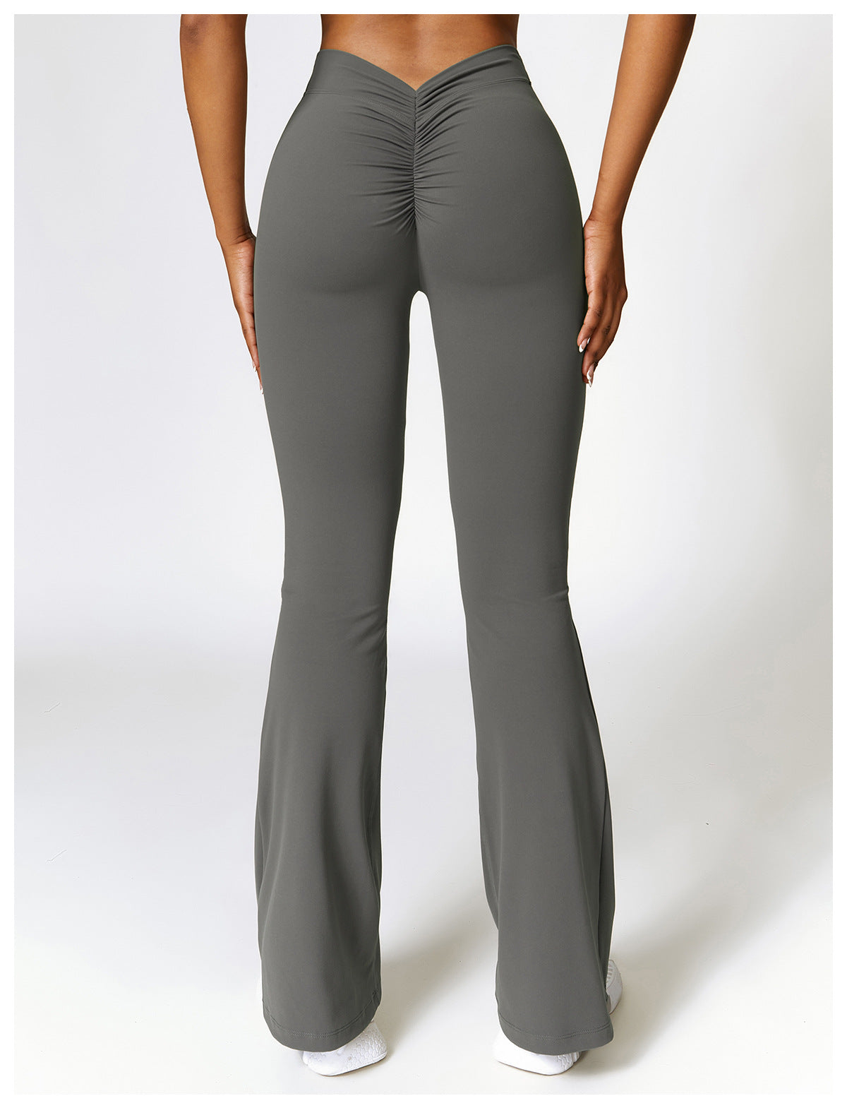 V Back Flare Leggings High Waist