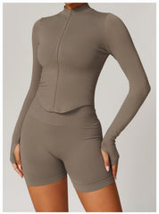 Compression Ribbed Performance Jacket