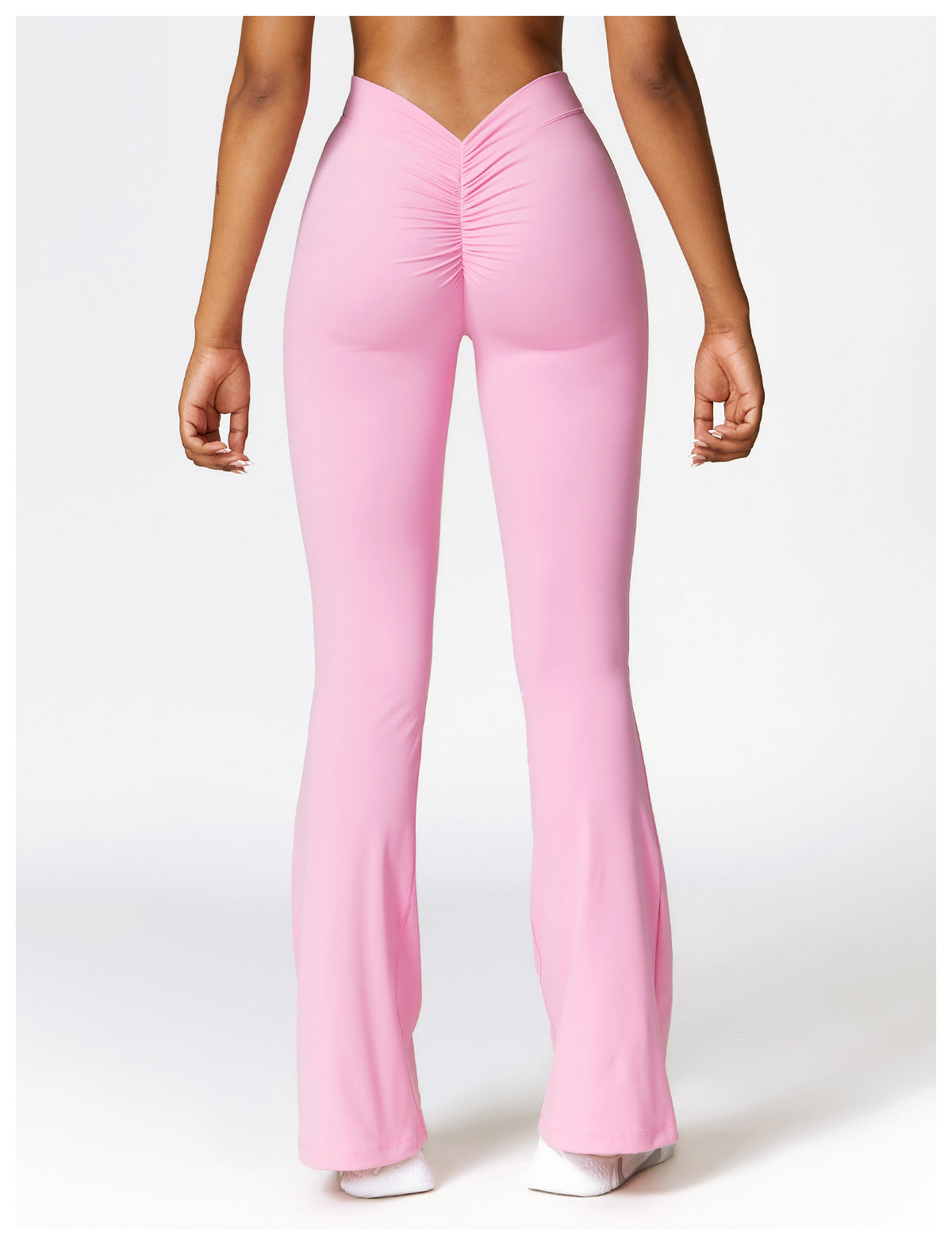 V Back Flare Leggings High Waist