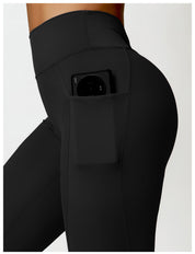 V Back Scrunch Leggings With Pocket