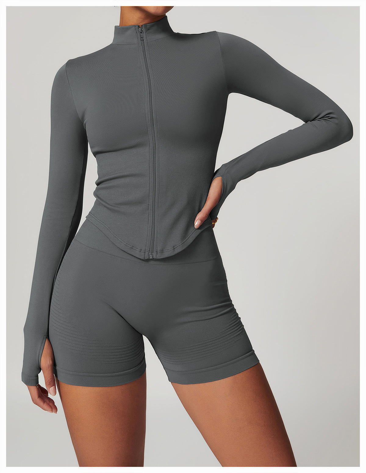 Compression Ribbed Performance Jacket