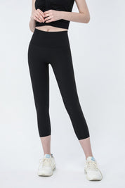 High-Rise Capri Leggings by bornfocus