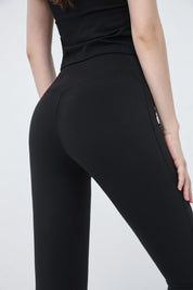 High-Rise Capri Leggings by bornfocus