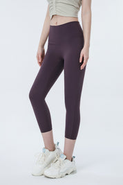 High-Rise Capri Leggings by bornfocus