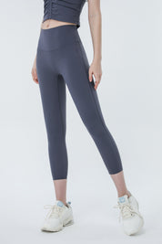 High-Rise Capri Leggings by bornfocus