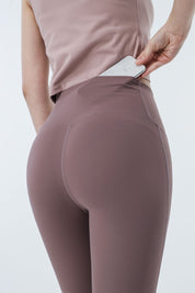 High-Rise Capri Leggings by bornfocus