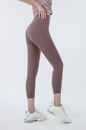 High-Rise Capri Leggings by bornfocus