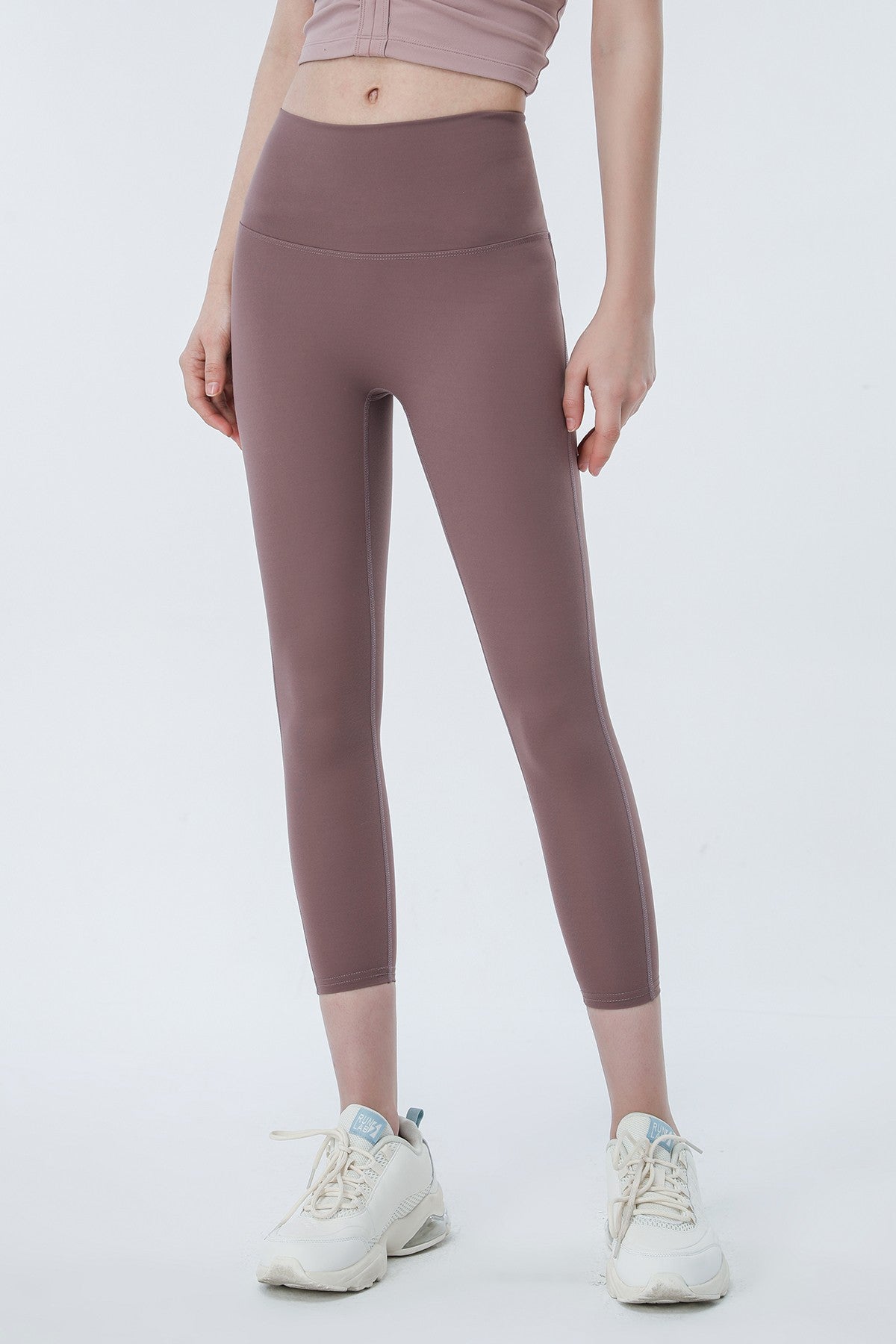 High-Rise Capri Leggings by bornfocus