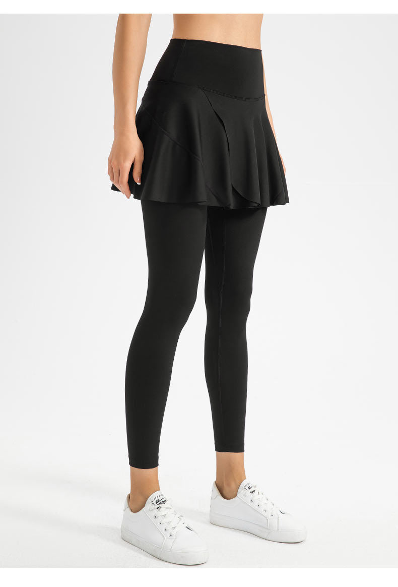 Legging taille haute avec jupe gainante