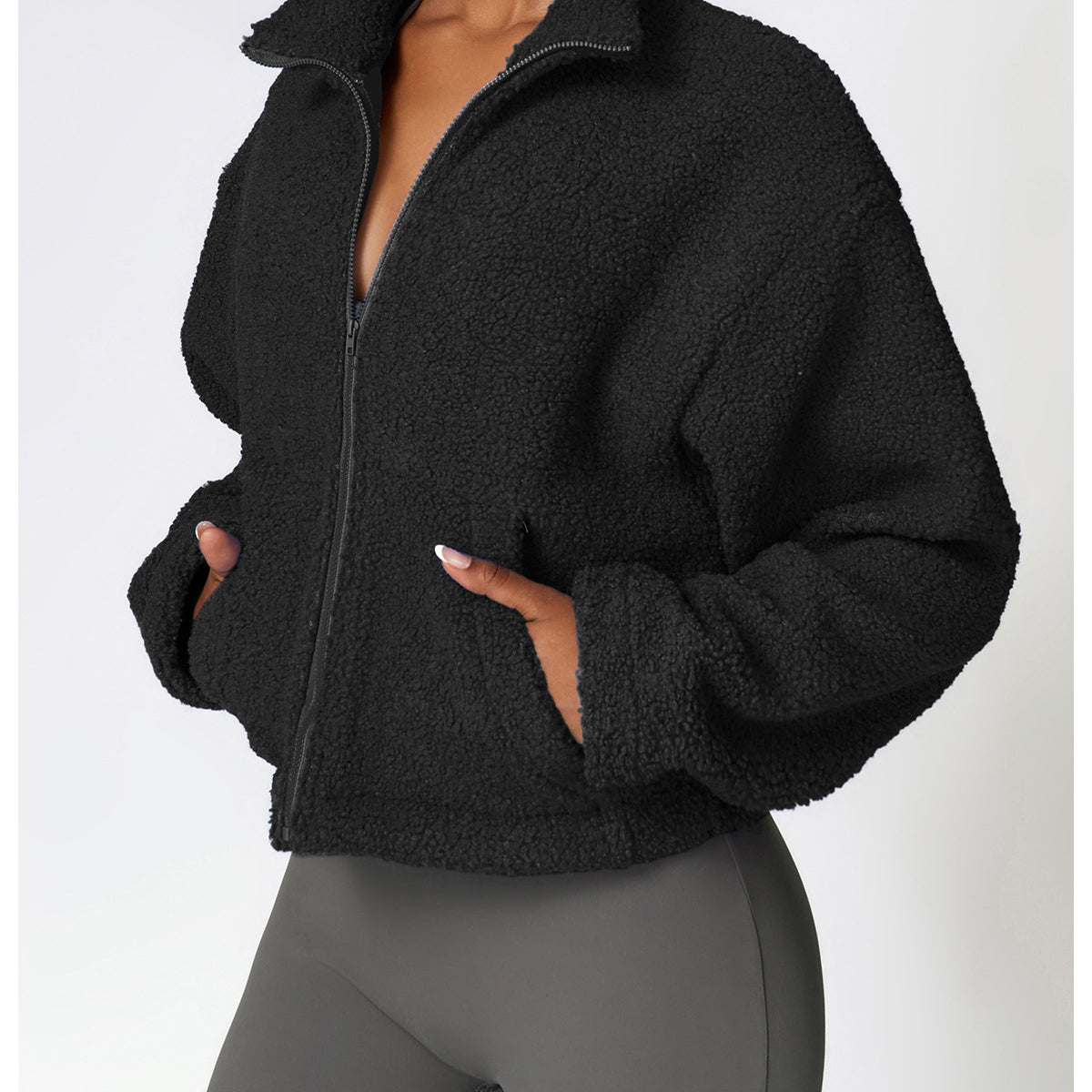 Sherpa Fleece Jacket by bornfocus