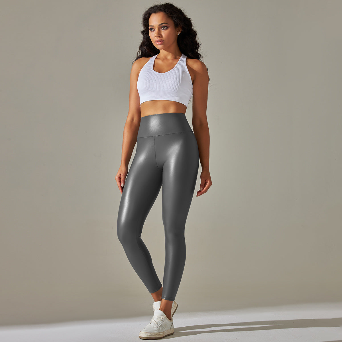 Commando Leggings Faux Leather by bornfocus