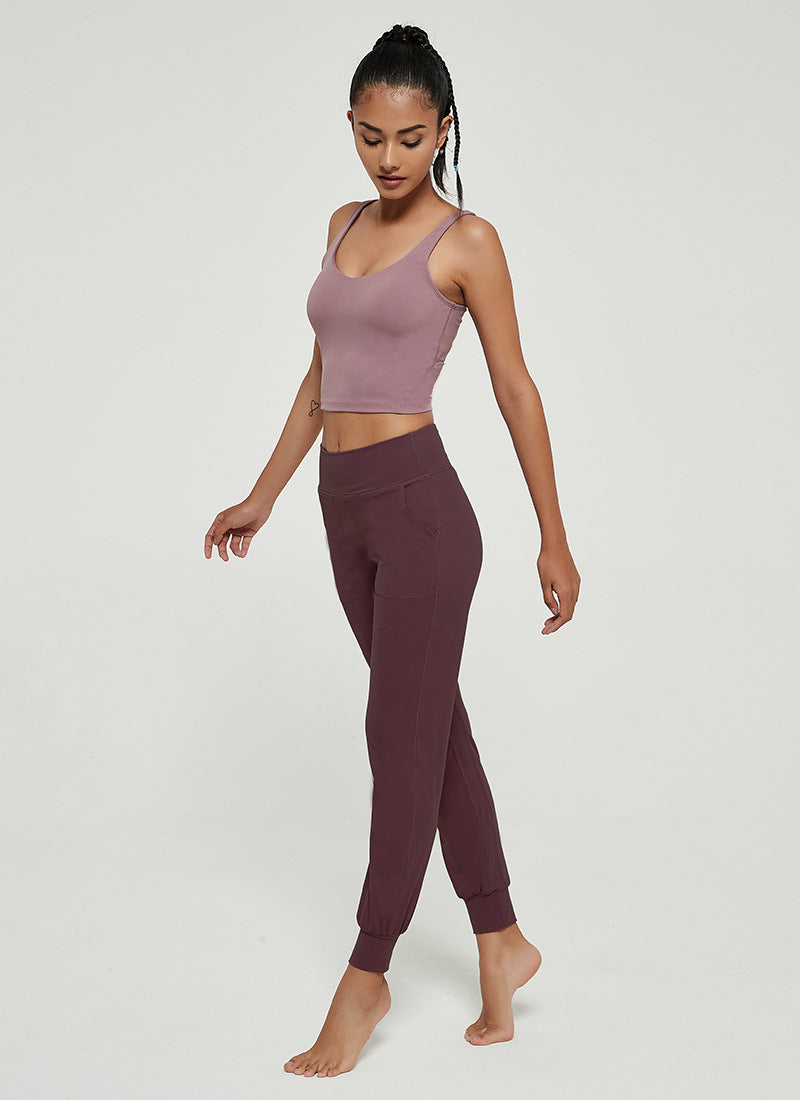 Cross-border Loose Sweatpants Yoga Pants by bornfocus