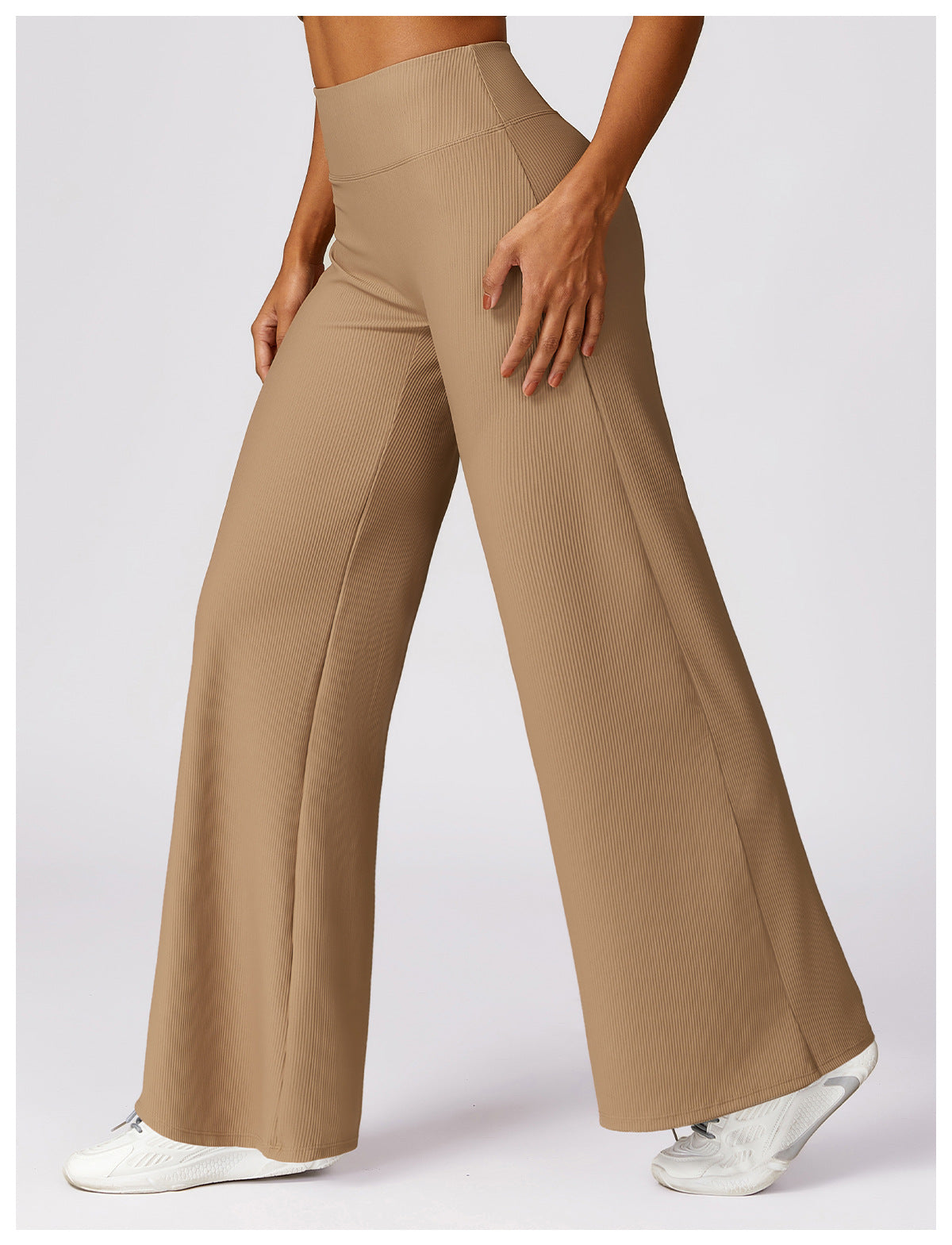 Ribbed Flared Pants