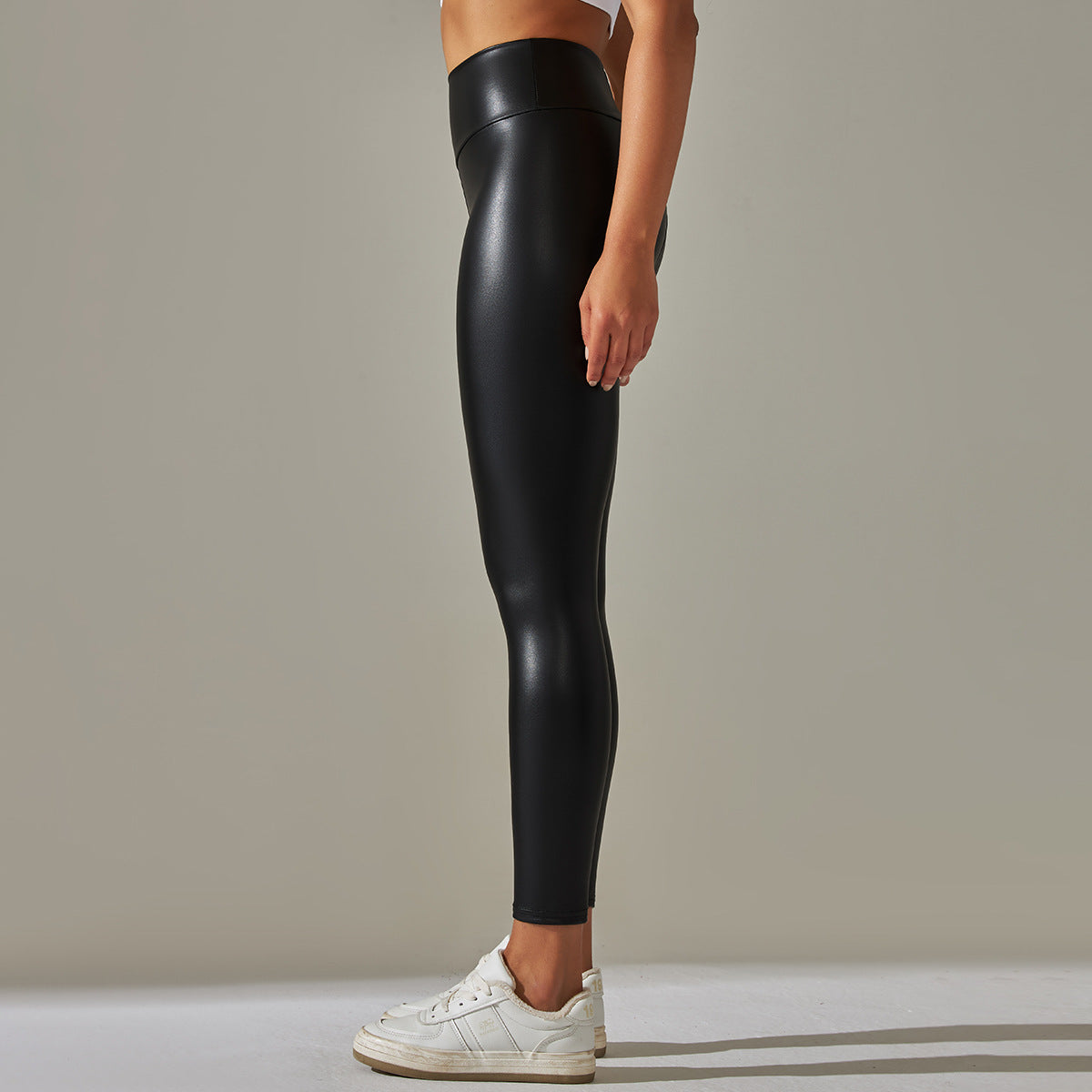 Commando Leggings Faux Leather by bornfocus