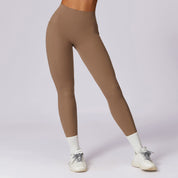 V Back Scrunch Leggings With Pocket