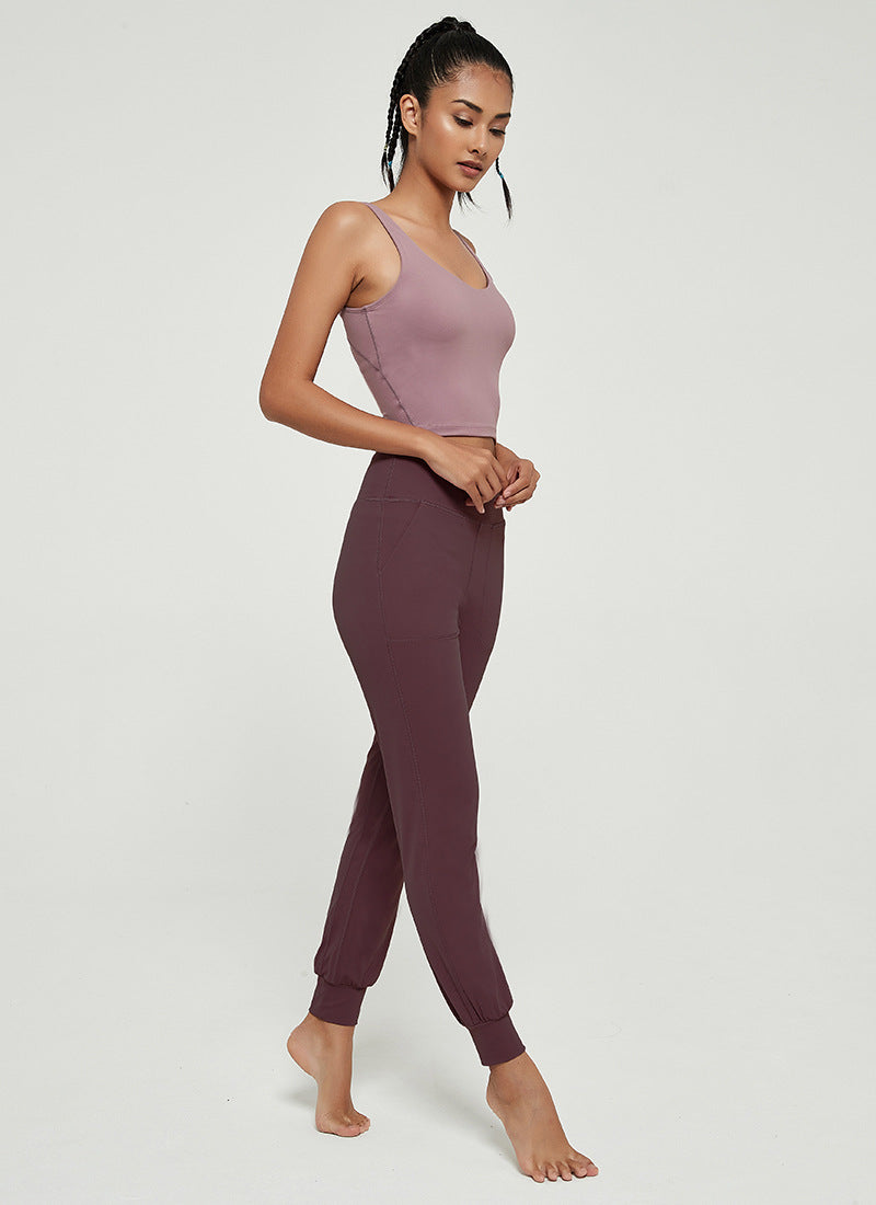 Cross-border Loose Sweatpants Yoga Pants by bornfocus