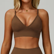 Strap Seamless Sports Bra