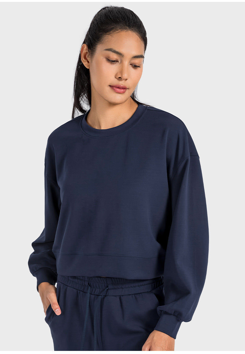 Casual Sweatshirt Loose Crewneck by bornfocus