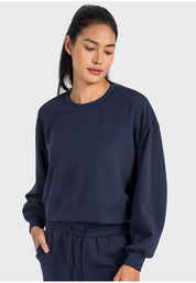 Casual Sweatshirt Loose Crewneck by bornfocus