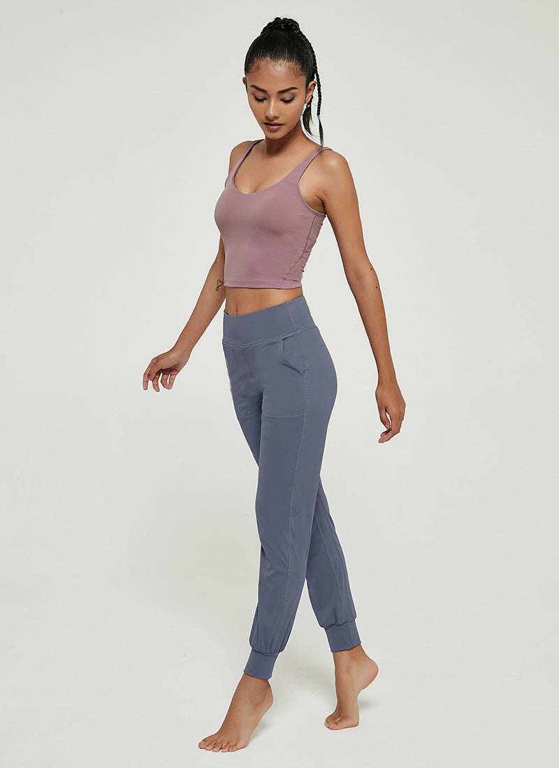 Cross-border Loose Sweatpants Yoga Pants by bornfocus