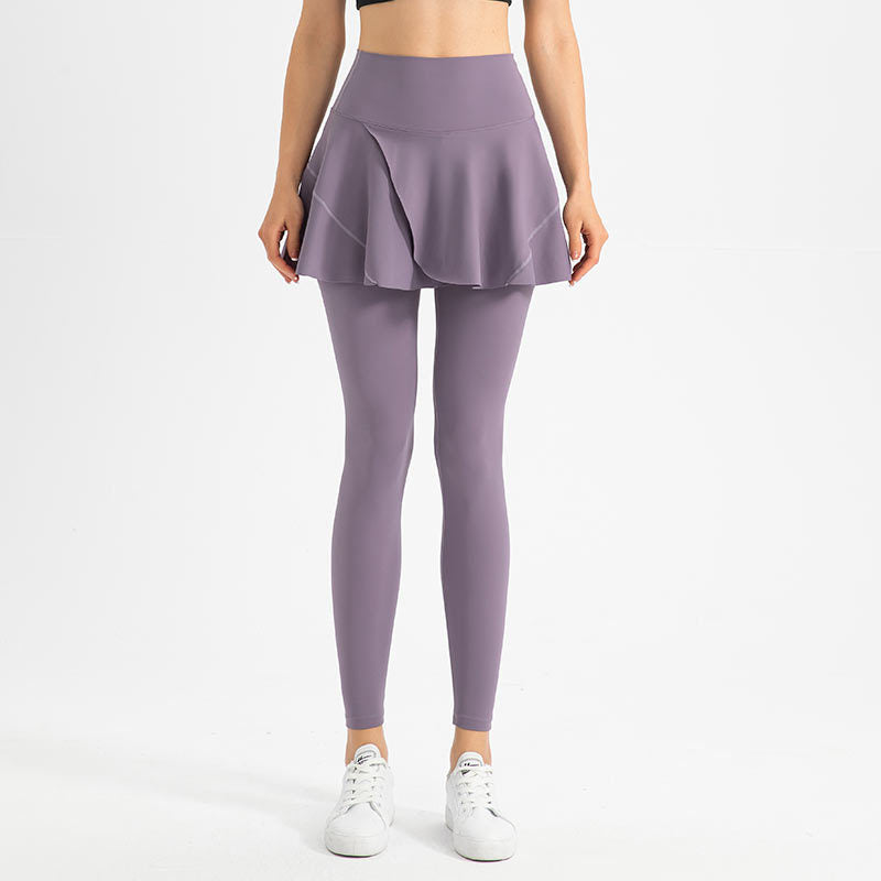 Legging taille haute avec jupe gainante