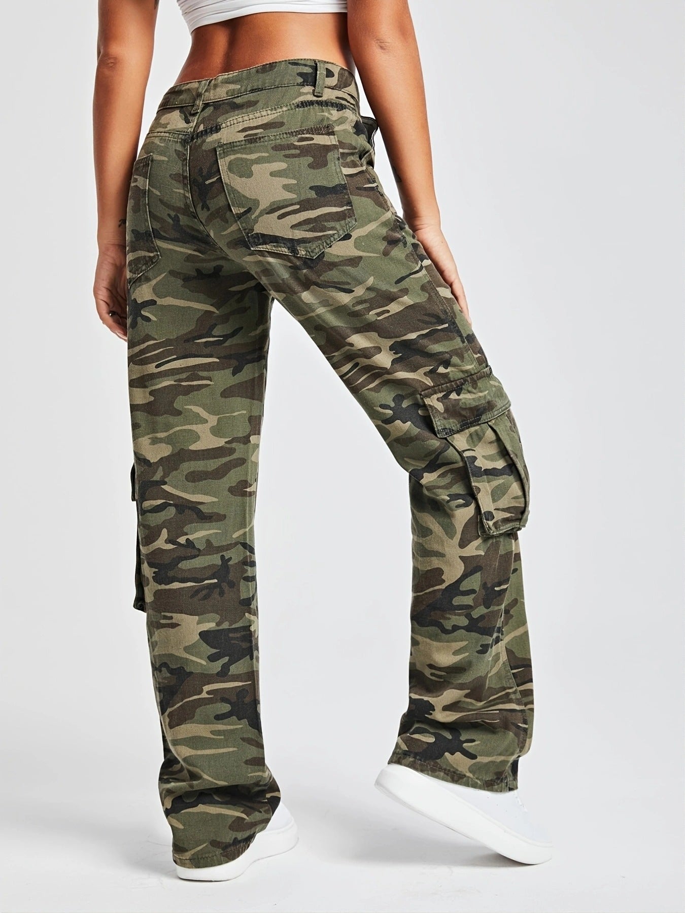 Camo cargo pants - Green by bornfocus