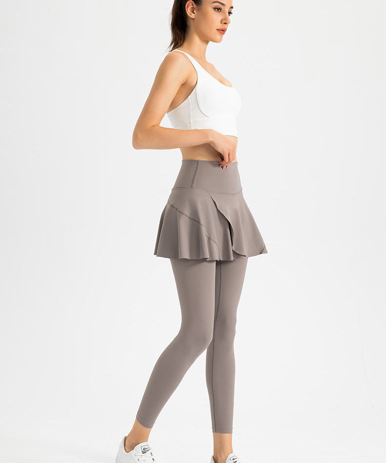 High-Waisted Skirted Leggings with Tummy Control