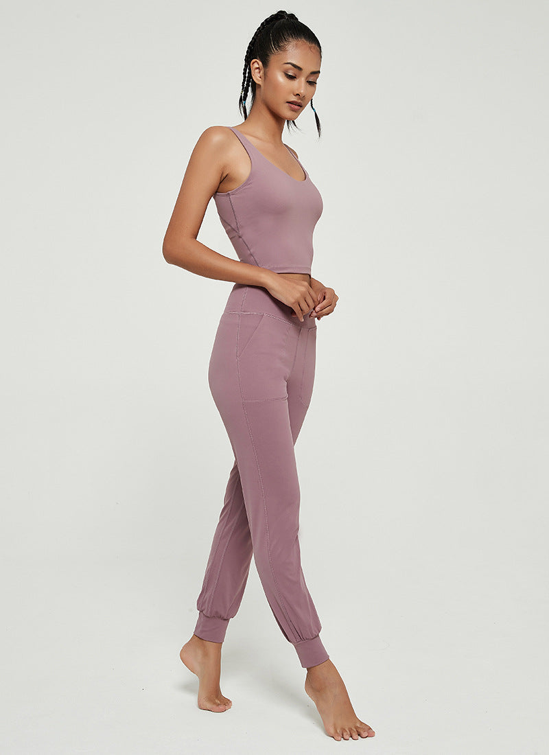 Cross-border Loose Sweatpants Yoga Pants by bornfocus