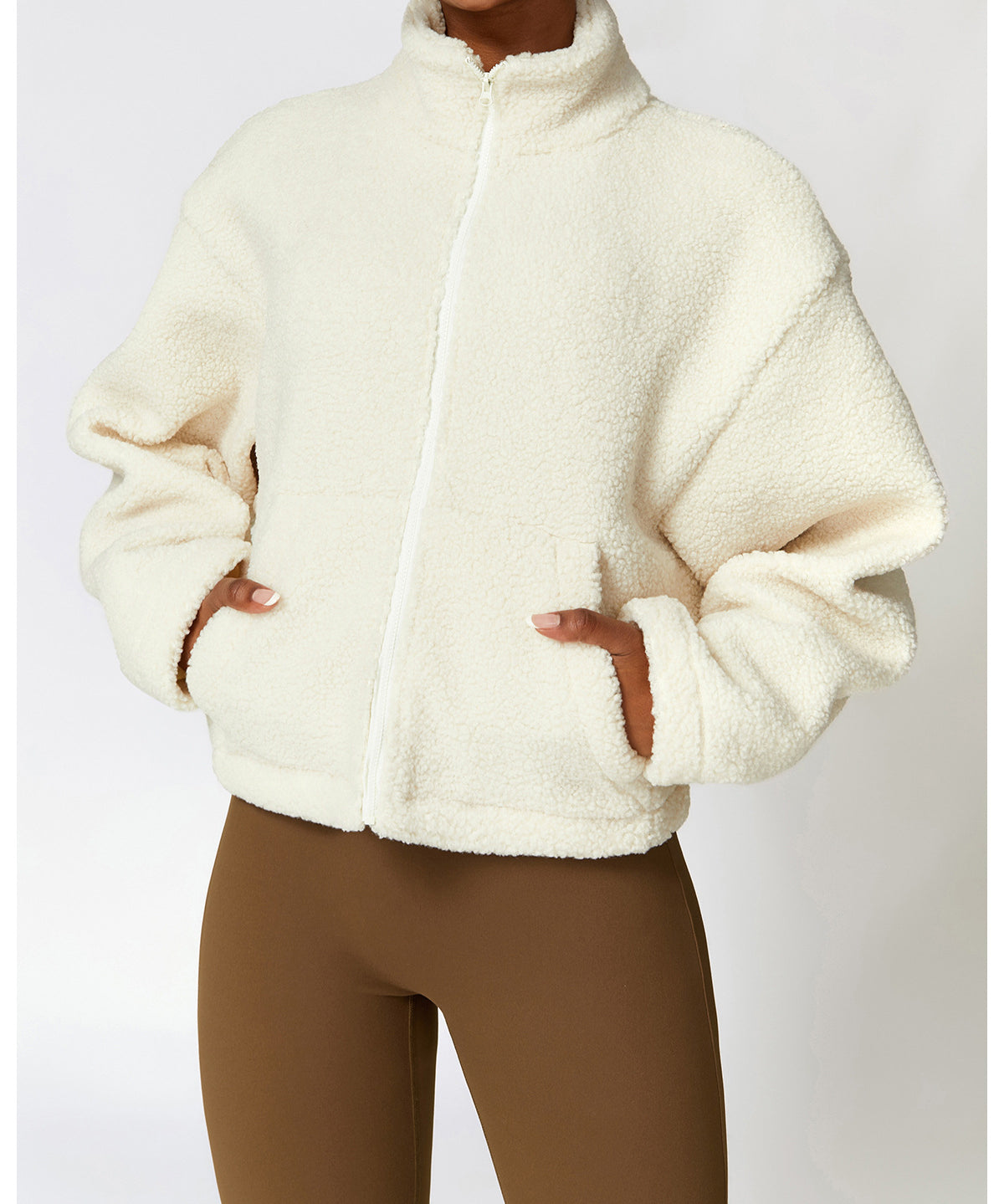 Sherpa Fleece Jacket by bornfocus