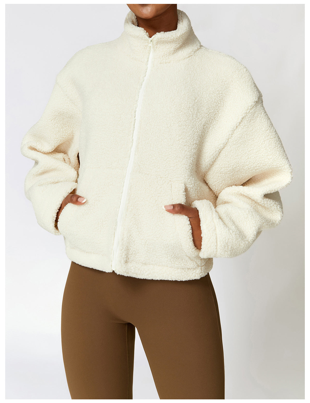 Sherpa Fleece Jacket by bornfocus