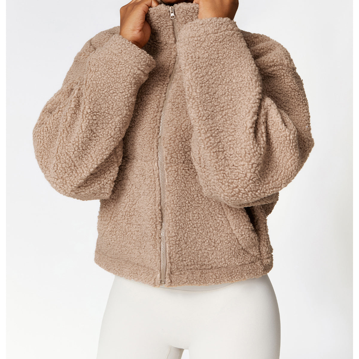 Sherpa Fleece Jacket by bornfocus