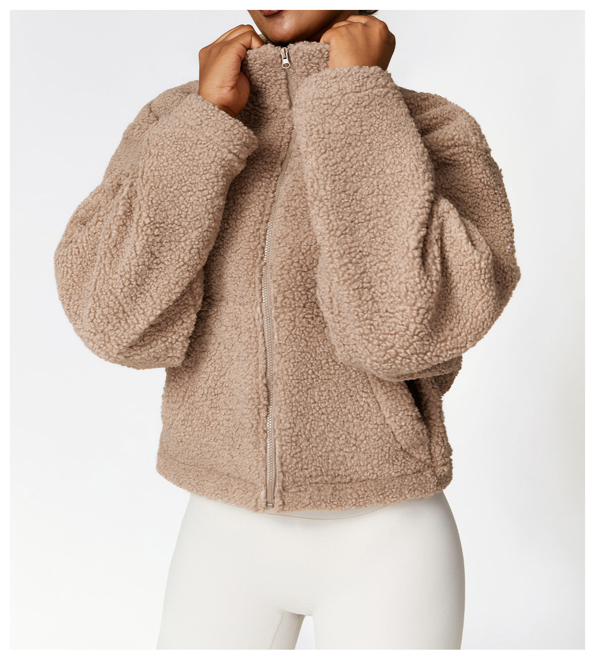 Sherpa Fleece Jacket by bornfocus