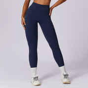 V Back Scrunch Leggings With Pocket